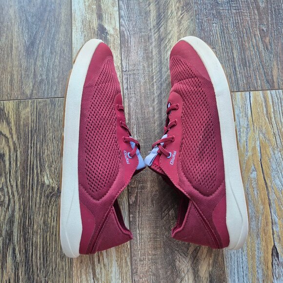 Olukai Moku Pae Men's US13 Outdoor Water Boat Shoes Stretch Breathable Mesh Red - Picture 7 of 10